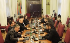 5 December 2014 The Parliamentary Friendship Group with Greece meets with the leader of the Greek Coalition of the Radical Left 